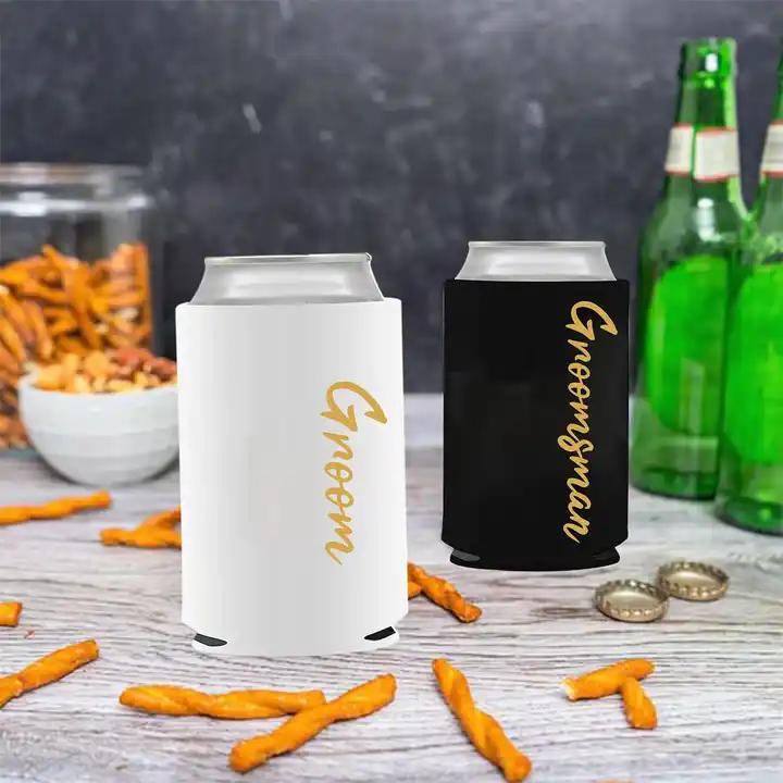 Bachelor Party Favors Can Cooler Sleeves Beer Can